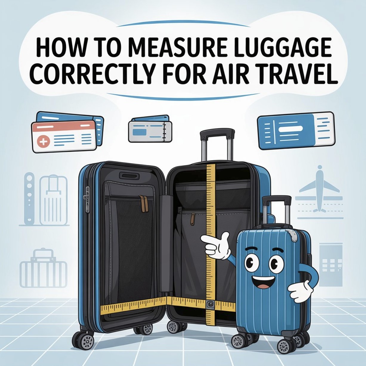 how to measure luggage
